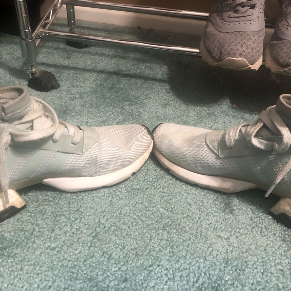 Adidas green blue mens 10 running - Picture 2 of 4